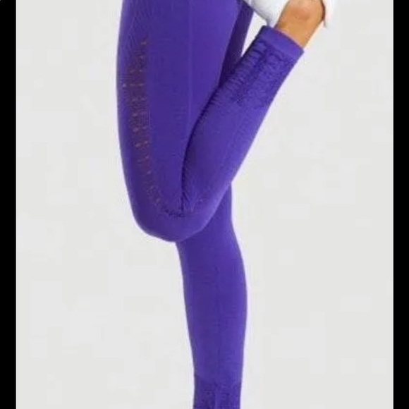 Gymshark Energy Seamless Leggings Purple - Picture 2 of 6